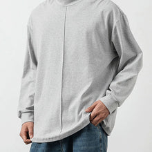 Load image into Gallery viewer, Half Turtleneck Solid Long Sleeve T-shirt
