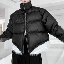 Load image into Gallery viewer, Hem Stitching Sweater Thick Down Jacket