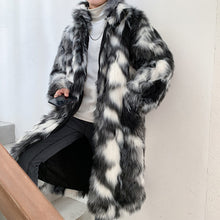 Load image into Gallery viewer, Winter Faux Fur Mid-length Coat