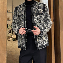 Load image into Gallery viewer, Collarless Woolen Pocket Jacket