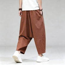 Load image into Gallery viewer, Drop-crotch Loose Lantern Harem Pants