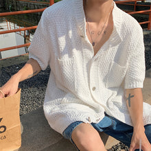 Load image into Gallery viewer, Breathable Knitted Cardigan Casual Shirt