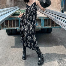 Load image into Gallery viewer, Mesh Loose Round Neck Straight Dress