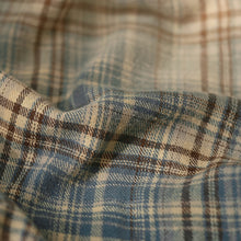 Load image into Gallery viewer, Gradient Pointed Collar Plaid Distressed Shirt