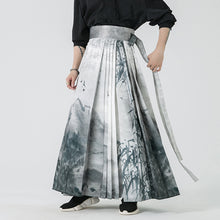 Load image into Gallery viewer, Ink Printed Hanfu Horse Face Skirt
