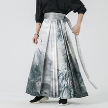 Load image into Gallery viewer, Ink Printed Hanfu Horse Face Skirt