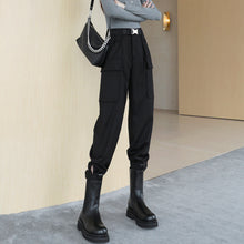 Load image into Gallery viewer, High Waist Casual Cuffed Overalls