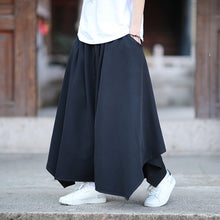 Load image into Gallery viewer, Loose Embroidered Irregular Culottes