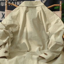 Load image into Gallery viewer, Horn Buttoned Loose Pointed Collar Shirt