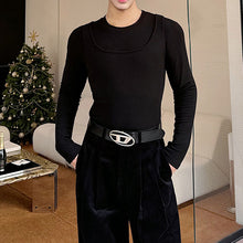 Load image into Gallery viewer, Tight Bottoming Shirt and Vest Two-piece Set