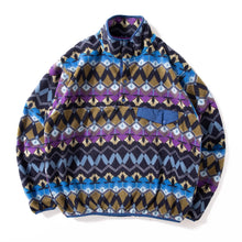 Load image into Gallery viewer, Retro Half-open Collar Sweatshirt