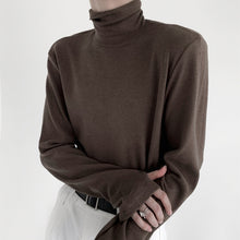 Load image into Gallery viewer, Soft Turtleneck Bottoming T-shirt