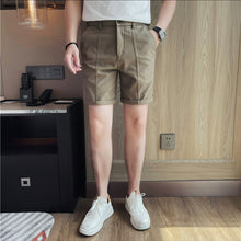 Load image into Gallery viewer, Semi Elastic Waist Casual Shorts