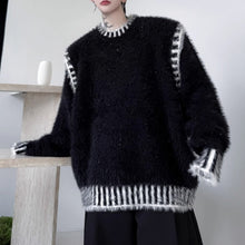 Load image into Gallery viewer, Pink Mink Cashmere Loose Knit Sweater