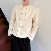 Load image into Gallery viewer, Pleated Crew Neck Textured Short Jacket