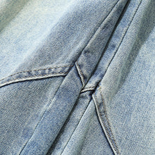 Load image into Gallery viewer, Retro Loose Scimitar Denim Cropped Trousers