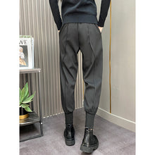 Load image into Gallery viewer, Casual Solid Color Straight Leg Ankle-length Pants