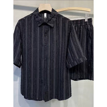 Load image into Gallery viewer, Loose Vertical Striped Casual Suit