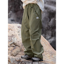 Load image into Gallery viewer, Winter Fleece-lined Drawstring Waterproof Pants