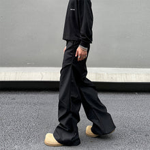 Load image into Gallery viewer, Vintage Black Pleated Drape Pants