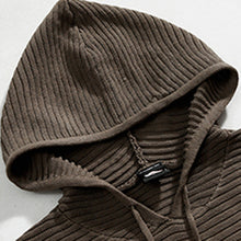Load image into Gallery viewer, Hooded Knitted Pullover Thick Sweatshirt