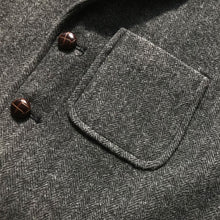 Load image into Gallery viewer, Vintage Multi-Pocket Herringbone Wool Vest