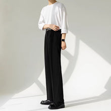 Load image into Gallery viewer, Straight-leg Wrinkle-resistant Drape Trousers