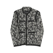 Load image into Gallery viewer, Collarless Woolen Pocket Jacket
