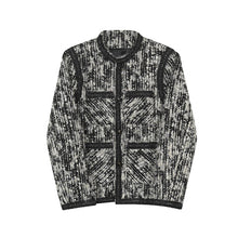 Load image into Gallery viewer, Collarless Woolen Pocket Jacket