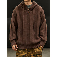 Load image into Gallery viewer, Warm Hooded Loose Knit Sweater