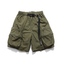 Load image into Gallery viewer, Multi-pocket Vintage Cargo Shorts