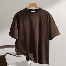 Load image into Gallery viewer, American Retro Patchwork Casual Loose T-shirt