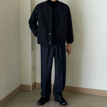 Load image into Gallery viewer, Japanese Loose Collarless Cotton Jacket