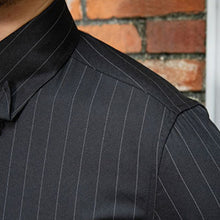 Load image into Gallery viewer, Striped Slim-fit Casual Wrinkle-free Shirt