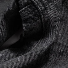 Load image into Gallery viewer, Glitter-coated Slim-fit Stacked Denim Flared Pants