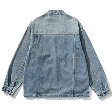 Load image into Gallery viewer, Vintage Denim Button Jacket