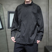 Load image into Gallery viewer, Vintage Python Jacquard Disc-button Shirt