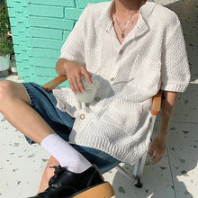 Load image into Gallery viewer, Breathable Knitted Cardigan Casual Shirt