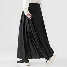Load image into Gallery viewer, Hanfu Tie Pleated Skirt Hakama Pants