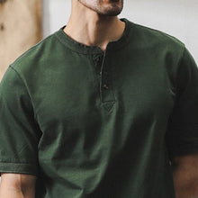 Load image into Gallery viewer, 320g Heavyweight Loose Fit Henley T-Shirt