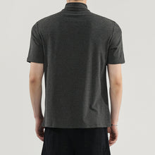 Load image into Gallery viewer, Straight Shoulder Jumpsuit Collar Knitted Slim Fit T-shirt