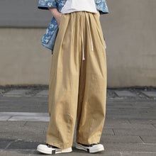 Load image into Gallery viewer, High Waist Drawstring Elasticized Wide-Leg Pants