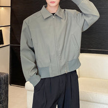 Load image into Gallery viewer, Zip-up Slim-fit Lapel Jacket