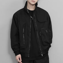 Load image into Gallery viewer, Stand Collar Casual Pocket Work Jacket