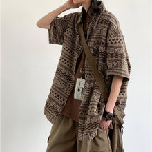 Load image into Gallery viewer, Retro Print Casual Shirt