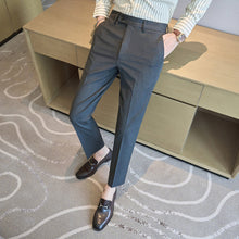 Load image into Gallery viewer, Casual Slim-fit Striped Trousers