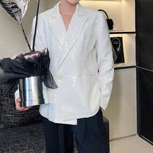 Load image into Gallery viewer, Handmade Sequin Party Event Blazer