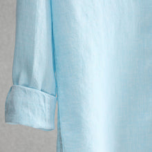 Load image into Gallery viewer, Lapel Linen Loose Thin Casual Shirt