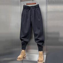 Load image into Gallery viewer, Winter Zippered Woolen Casual Trousers