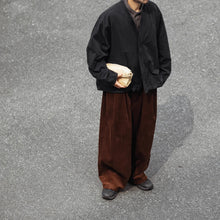 Load image into Gallery viewer, Retro Japanese Style Stand-up Collar Zip-up Jacket